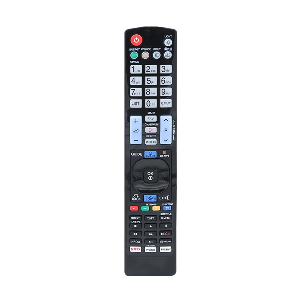 Skaira Infrared Remote Control Compatible with LG TV - Non Voice Remote Model LG RM-L999+3 - Works with LG Smart LED/LCD TV - Match Remote Key by Key with Existing Remote Control - Replacement for Original IR Remote