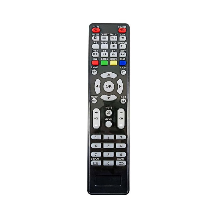Skaira Infrared Remote Control Compatible with Universal Remote Control for Reliance Reconnect, Impex & Mitashi TV - Non Voice Remote - Works with  Smart LED/LCD TV - Match Remote Key by Key with Existing Remote Control - Replacement for Original IR Remote