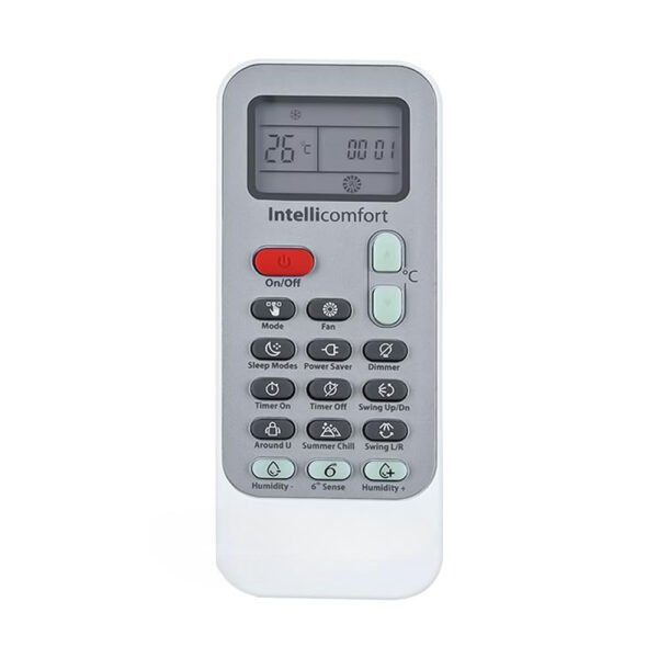 Skaira Compatible with Whirlpool AC Remote Control Intelli Comfort 6th Sense Model 129A Suitable for Inverter and Non Inverter Air Conditioner 1/1.5/2 Ton Split & Window Remote Controller