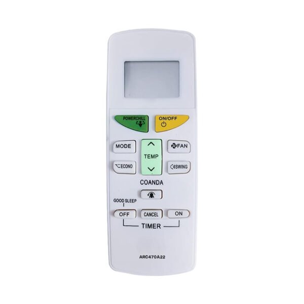 Skaira Compatible with Daikin AC Remote Control ARC470A1 ARC470A11 ARC470A16 ARC469A5 ARC455A1 KTDJ002 Model 132B Suitable for 1 | 1.5 | 2 ton Split or Window Air Conditioner