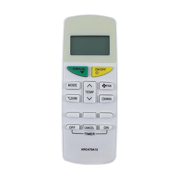 Skaira Compatible with Daikin AC Remote Control ARC470A12 Model 132I Suitable for 1 | 1.5 | 2 Ton Split and Window Air Conditioner -Match Remote Key by Key with Exising Remote Control