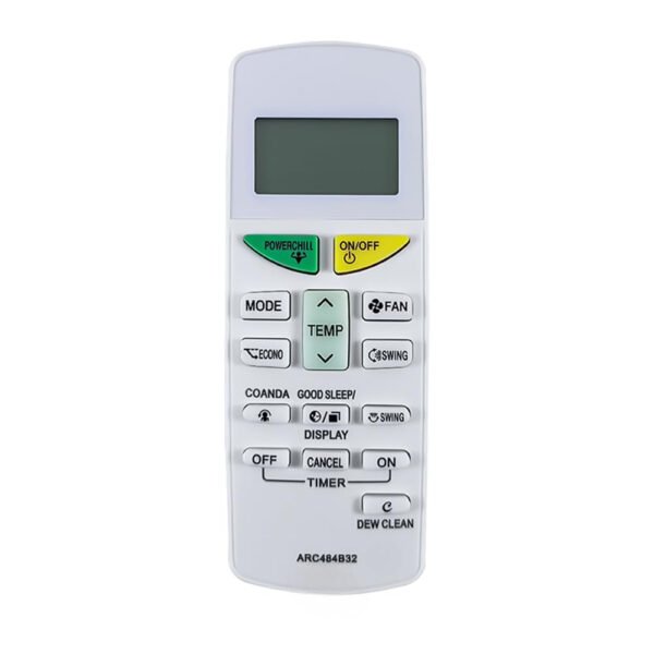 Skaira Compatible with Daikin AC Remote Control ARC484B32 Model 132L Suitable for 1 | 1.5 | 2 Ton Split and Window Air Conditioner -Match Remote Key by Key with Exising Remote Control