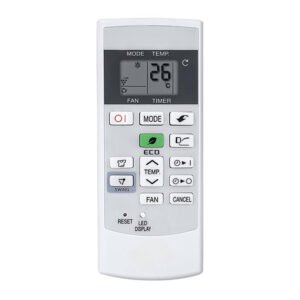 Skaira Compatible with Sharp AC Remote Control Model 156 Suitable for 1 | 1.5 | 2 Ton Split or Window Air Conditioner -Match Remote Key by Key with Exising Remote Control