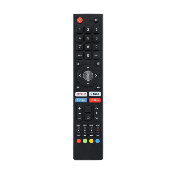 Skaira Infrared Remote Control Compatible with VU TV Non Voice Remote Control Works with VU Smart LED/LCD TV - Match Remote Key by Key with Existing Remote Control - Replacement for Original IR Remote