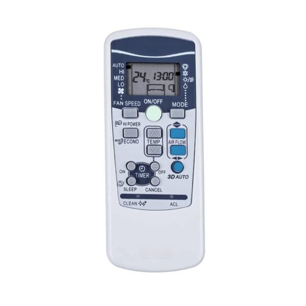 Skaira Compatible with Mitsubishi AC Remote Control RKW502A200D RKX502A007P Suitable for 1 | 1.5 | 2 Ton Split and Window Air Conditioner Model 25 with 3D Auto Key - Match Remote Key by Key with Exising Remote Control