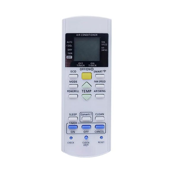 Skaira Compatible with Panasonic AC Remote Control CS/CU-SU18ZKYWT CS/CU-NU18ZKY5W CS/CU-NU18ZKY4W CS/CU-VU18AKYF Fit for 1 | 1.5 | 2 Ton Split Air Conditioner 7 in 1 Model 29J with Wi-Fi Connect